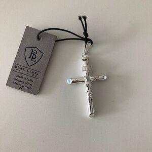 Blac Label Heritage INCI Crucifix Pendant 925 Sterling Silver Unisex NWT